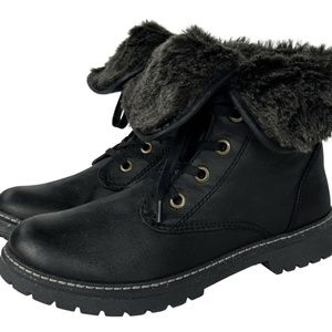 Mossimo black combat boots hot sale